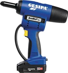 Gesipa AccuBird Pro CAS 1679661 Accu-popnagelpistool 18 V 2 Ah Li-ion Incl. accu, Incl. lader