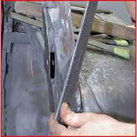 KSTOOLS KS TOOLS Karosseriefeilenblatt, Kreuzhieb, Hieb3