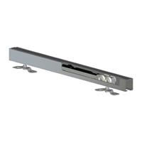 GEZE Einzugsdämpfung Perlan 140 SoftStop 80 kg EV 1 Erweiterungs-Set 750 - 1290 mm