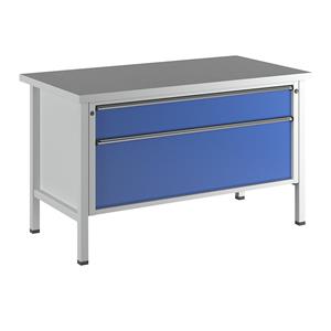 ANKE Werkbank, stellingbouw, 2 XXL-laden, hoogte 890 mm, universeel blad