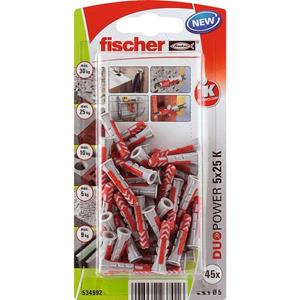 Fischer nylon plug DuoPower5x25mm 25st.