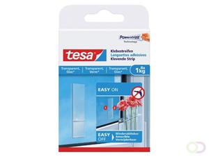 8x Tesa Powerstrips voor spiegels/ruiten klusbenodigdheden - Klusbenodigdheden - Huishouden - Plakstrips/powerstrips - Dubbelzijdig - Zelfklevend - Tape/strips/plakkers