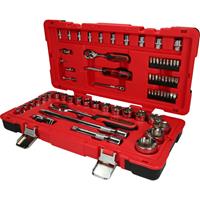 KSTOOLS KS TOOLS 1/4'+1/2' CHROMEplus Steckschlüssel-Satz, 68-tlg