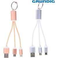 EDM Typ-C-USB-Kabel, Micro-USB 13 cm Grundig