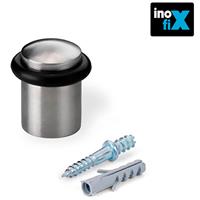 INOFIX EDM 66598 Torischer Türanschlag aus Edelstahl (Blister)