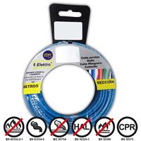 EDM 4 mm flexible Kabeltrommel. blau 50 mts. freies Halogen