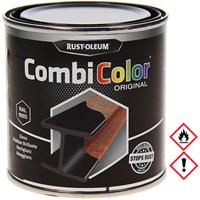rust-oleum combicolor hoogglans ral 9005 zwart 0.25 ltr