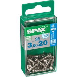 Spax schroef T-Star plus A2 RVS 20 x 3,5 mm - 25 stuks