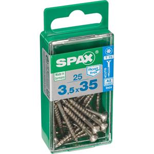 Spax schroef 'T-Star plus A2' RVS 35 x 3,5 mm - 25 stuks