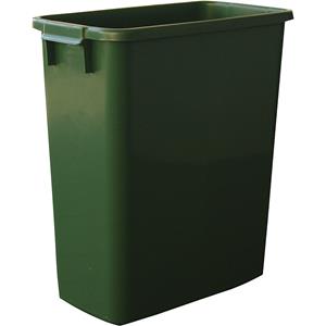 Graf Afvalbak zonder deksel, 60 liter, groen