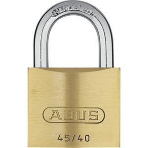 ABUS Hangslot, 45/40 lock-tag, VE = 12 stuks, messing