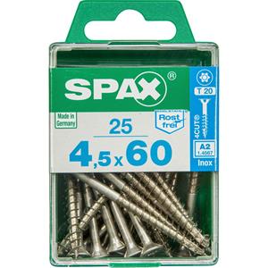 Universalschrauben 4.5 x 60 mm tx 20 - 25 Stk. Holzschrauben - Spax