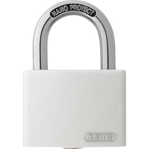 Abus Aluminium Hangschloss T65AL 40 weiß - 