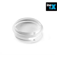 INOFIX Transparenter Zylinderanschlag mit extra starkem Kleber (Blister)  EDM 66624