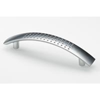 HETTICH Möbelgriff 1 Stück, Lochabstand 96 mm, Zinkdruckguss, Aluminium Optik - 