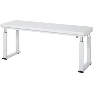 RAU Werktafel Serie adlatus 600, 2000 x 700 x 740-1140 mm, hard laminaat blad