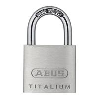 ABUS Cilinderhangslot, 64TI/20 lock-tag, VE = 12 stuks, zilverkleurig