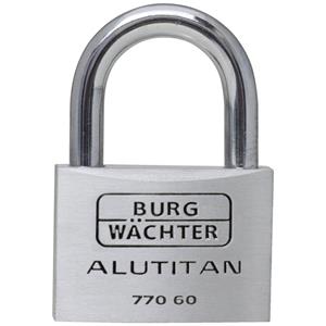 BURG-WAECHTER KG Zylinder-Vorhangschlo Alutitan 770 60 SB