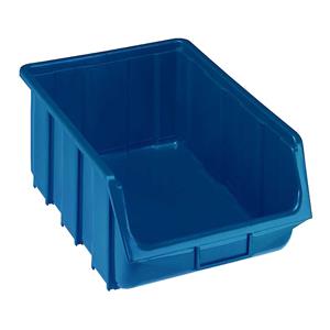 Magazijnbak van polypropyleen, l x b x h = 505 x 333 x 187 mm, blauw, VE = 4 stuks