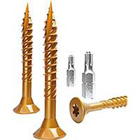 E-JET E Jet Schrauben 3,5x 40 TG zn gelb m. Reibschaft (Inh. 500 Stück) - 