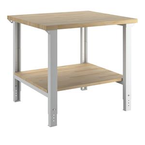 EUROKRAFTpro Werkbank, modulair systeem, met 1 aflegbord, diepte 900 mm, breedte 1000 mm