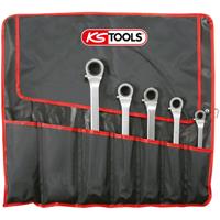 KSTOOLS KS TOOLS Ratschenringschlüssel-Satz, umschaltbar, 5-tlg