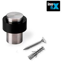 INOFIX Hoher Türanschlag mit Edelstahldämpfer (Blister)  EDM 66599