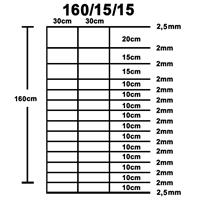 vidaXL Hek 50x1,6 m gegalvaniseerd staal zilverkleurig