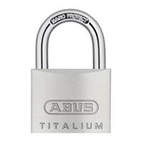 ABUS Cilinderhangslot, 64TI/40 lock-tag, VE = 12 stuks, zilverkleurig