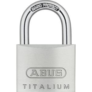 FP ABUS Zylindervorhangschloss 64TI/40 Schlosskörperbreite 40 mm Titalium verschiedenschließend