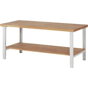 EUROKRAFTpro Werkbank, modulair systeem, met 1 aflegbord, diepte 900 mm, breedte 2000 mm