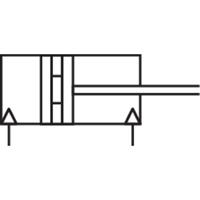 Norgren RM/8025/M/160 Ronde cilinder Slaglengte: 160 mm 1 stuk(s)