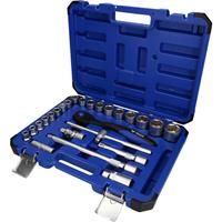 BRILLIANT TOOLS 1/2' Steckschlüssel-Satz, 25-tlg - 