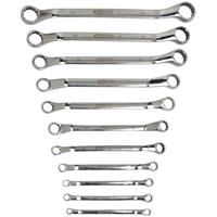 KSTOOLS KS TOOLS EDELSTAHL Doppel-Ringschlüssel-Satz, gekröpft, 11-tlg