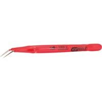 KSTOOLS KS TOOLS Pinzette mit Schutzisolierung, gebogen, 11,5mm