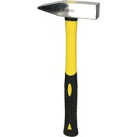 KSTOOLS KS TOOLS EDELSTAHL Schlosserhammer mit Fiberglasstiel, 1000g