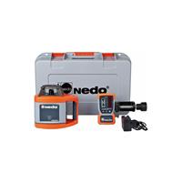 NEDO Rotationslaser SIRIUS 1 H / Laserklasse 2 Inkl. ACCEPTOR² mit Heavy-Duty Haltklammer Sirius H, Easy Control - 