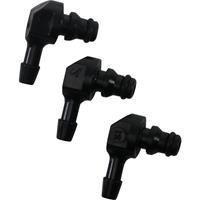 BGS TECHNIC Kunststoff-Verbinder-Satz | L-Form | 30-tlg. - 