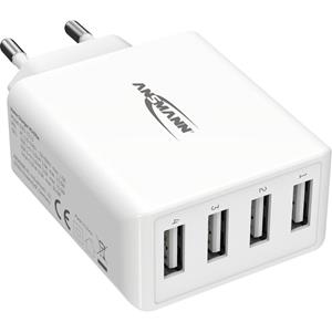 Ansmann HomeCharger HC430 1001-0113 USB-oplader Thuis Uitgangsstroom (max.) 6000 mA 4 x USB 2.0 bus A