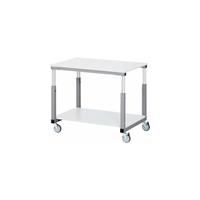 RAU Arbeitsplatz-System, höhenverstellbar von 650 – 1000 mm - Tischwagen mit 4 - 