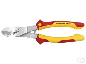 Velleman Wiha KabelknipperÂ ProfessionalÂ electric met in- en uitschakelbare openingsveer in blister (43664) 180 mm