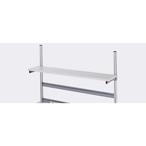 RAU Etageplateau, kunststof gecoat, diepte 300 mm, voor tafelbreedte 1200 mm