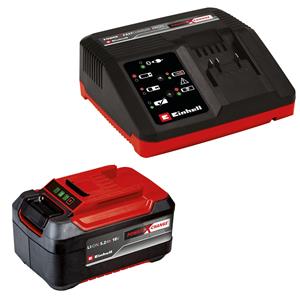 Einhell Einhell Power X-Change PXC-Starter-Kit 5,2Ah & 4A Fastcharger 4512114 Accu en acculader voor gereedschap 18 V 5.2 Ah Li-ion