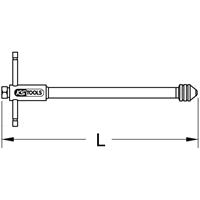 KSTOOLS KS TOOLS Werkzeughalter mit Umschalt-Ratschenkopf, 85mm