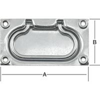 VORMANN Kistengriff 190 003 Z 130 x 70 mm - 