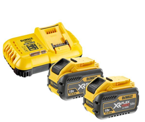 DeWALT accu Starterset (2x 12Ah accu) + lader - DCB118Y2-QW