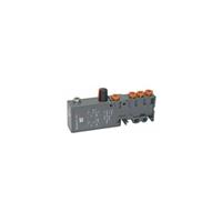 RIEGLER Pneumatik Logikelement, Timer, Alu anodisiert / Technopolymer