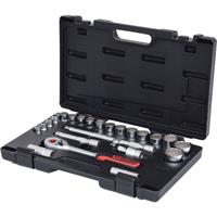 KSTOOLS KS TOOLS 1/2' Steckschlüssel-Satz, 24-tlg 12-kant