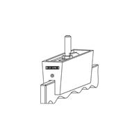GEZE Glasklemmplatte EV1 bis 140 kg