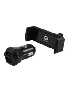 Conceptronic Ladegerät 2Port 10W,2xUSB-A USB-Kfz Set sw (CUSBCAR2AKIT)